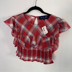 Blue Life NWT vintage top